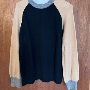 Basic Color Black Sweater